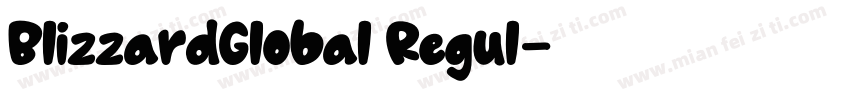 BlizzardGlobal Regul字体转换